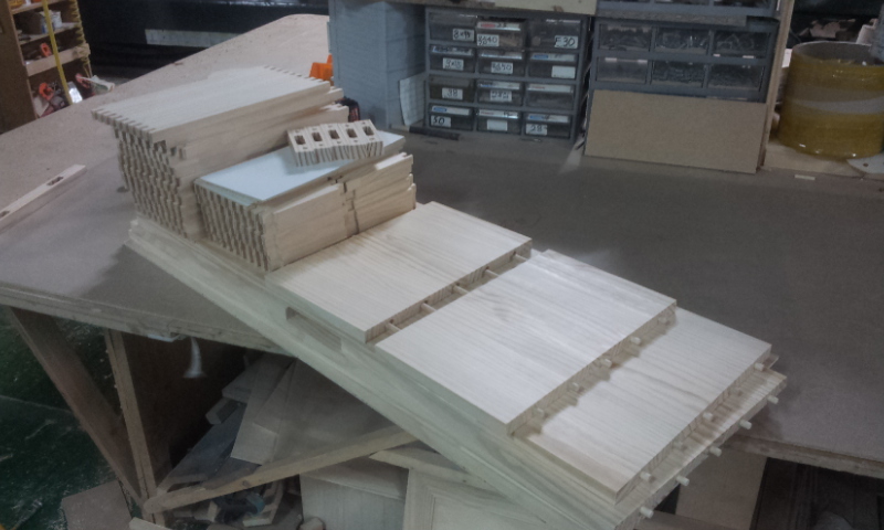 약장형 원목 TV장 18mm(소나무) (1000*500*350)(1개)