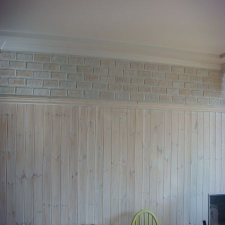 너무나 힘들었던 거실에 홍송루바 작업...