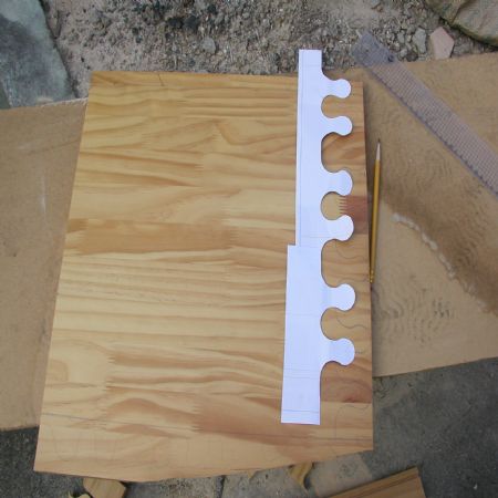 집성목 잔재를 이용한 쓰레기 분리수거용 공간박스