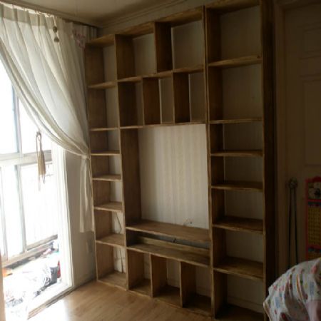 집성목 거실 책장을 만들다...