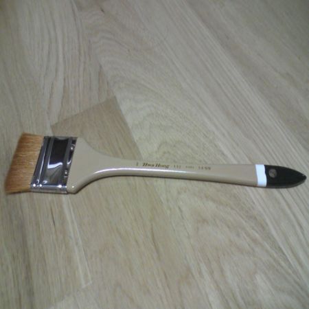 소파에 셀락으로 광택내기...