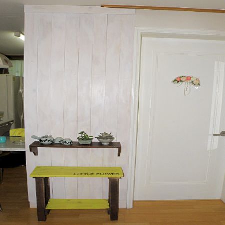 패널로 가벽을 만듬