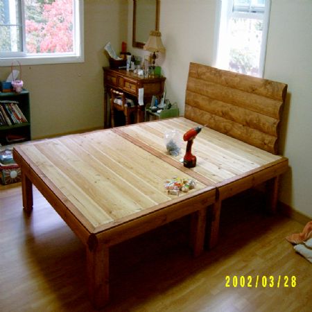 평상형 침대 제작