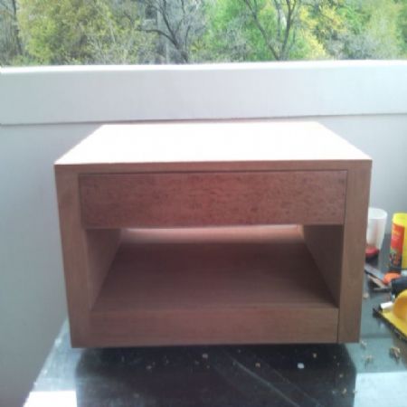 무늬목 소형 테이블 제작