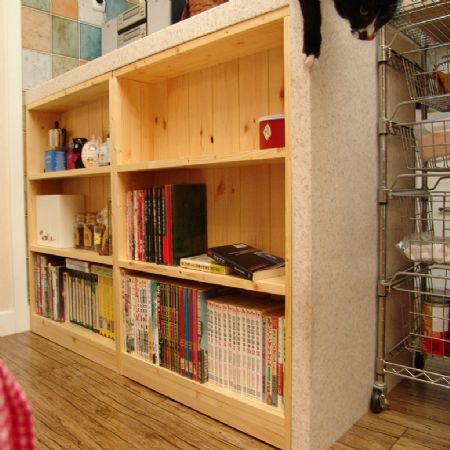 쌍동이 낮은 책장, 책꽂이, 그 외.