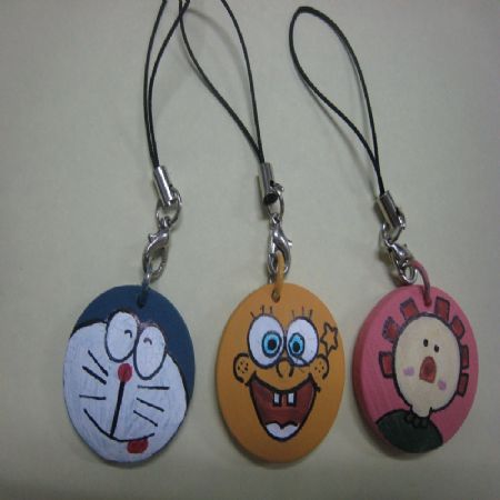 우드마커로 만든 열쇠고리