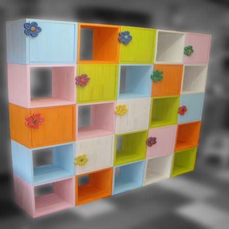 천연페인트 책장