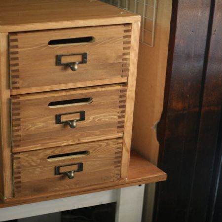 완성품 박스를 이용한 수납 서랍장