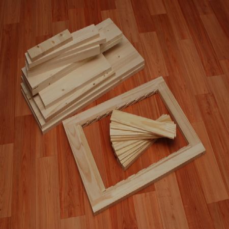 스프러스로 만든 수조받침대