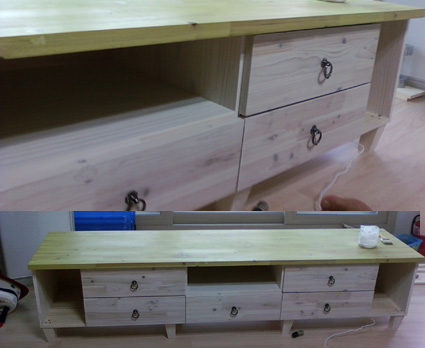 쉽게 만드는 거실장~~