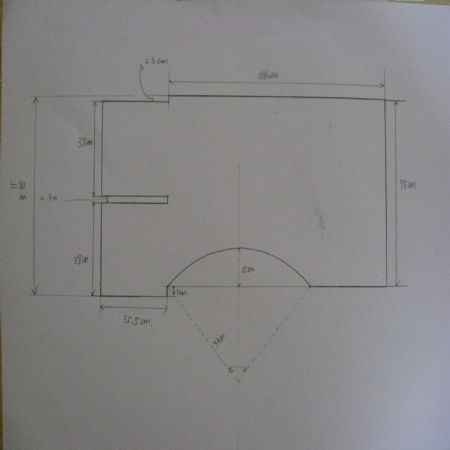 기존 제품을 활용한 삼나무집성목 책상 만들기