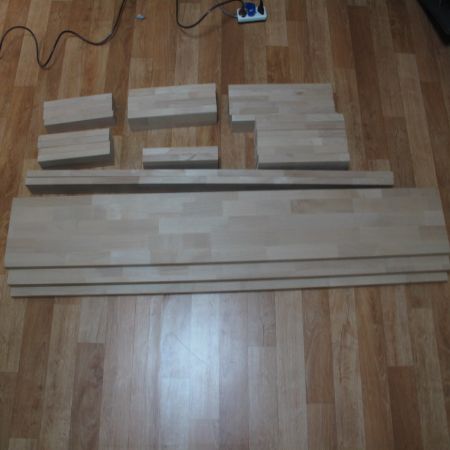 오리나무로 만든 거실탁자