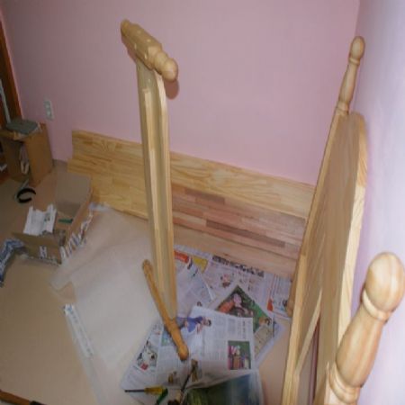 베이직 프린세스 원목 침대 싱글-소나무