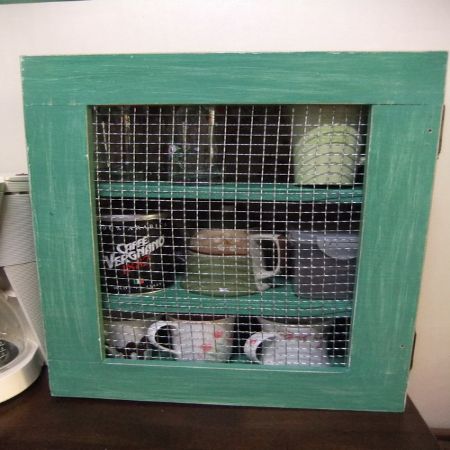 폐품으로만 만든 철망장