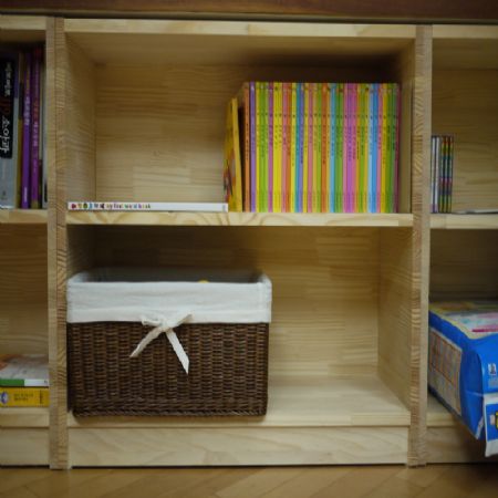 소나무 집성목을 이용한 책장 DIY