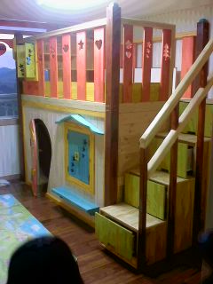 맹랑이들 벙커 침대