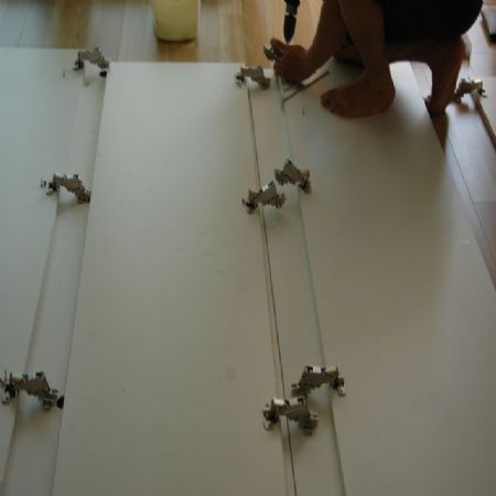 uv펄화이트붙박이장(마무리)