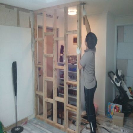 스윙도어로 중문만들었네요 ㅎㅎ