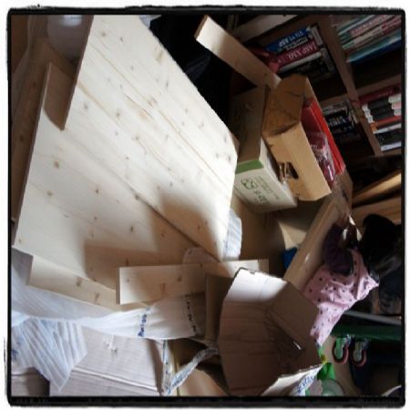 심플한 옷걸이장