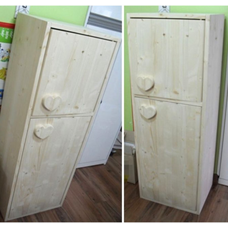 파덤이드 키즈 원목 냉장고