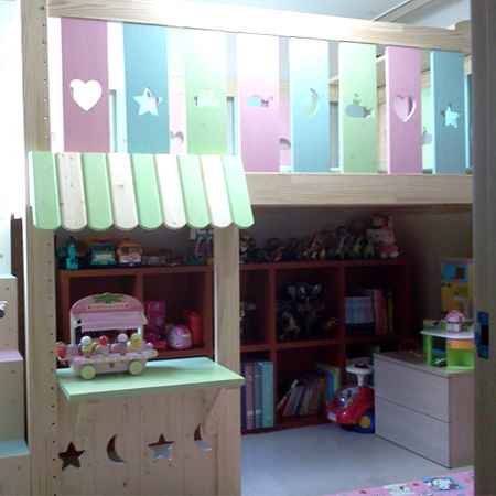 어닝을 더한 벙커침대 도전기