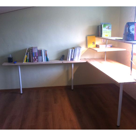 삼나무 집성목 책상