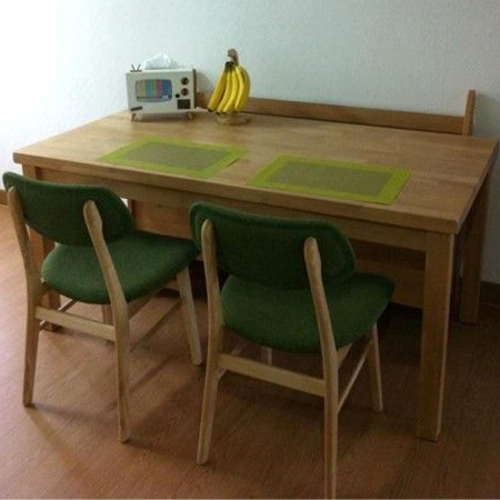 다리도 앨더로 제작했어요