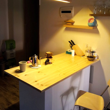 적삼목으로 만든 LED 식탁등