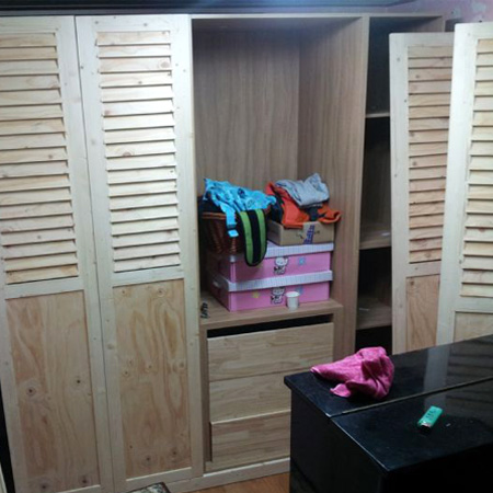 ^^워닝 2단 붙박이장~