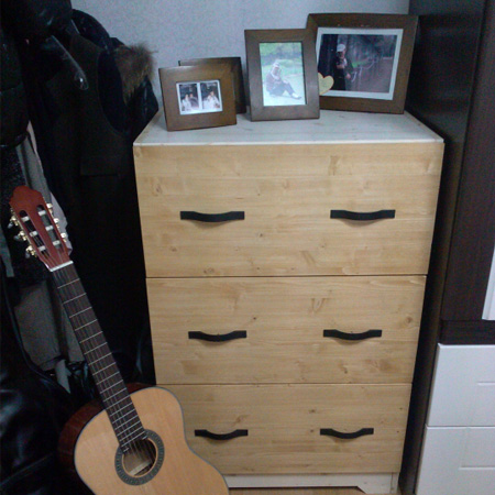 베이직3단 서랍장