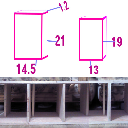 자작나무 코아 합판으로 만든 책장 :만화책장