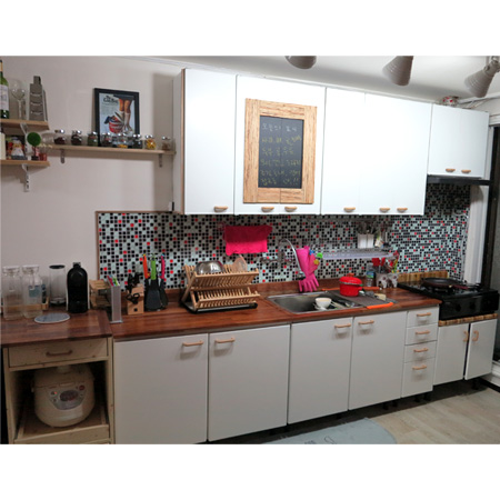 멀바우 상판 싱크대