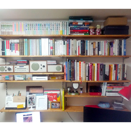 목재를 활용하여 선반 추가 설치