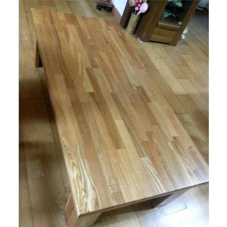 애쉬 집성목 소파테이블