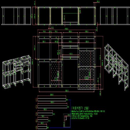 홍송으로만든 선반다이