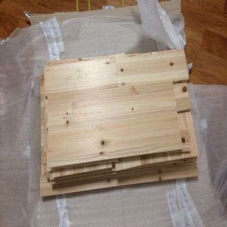 삼나무로 만든 홈테이블 만들기