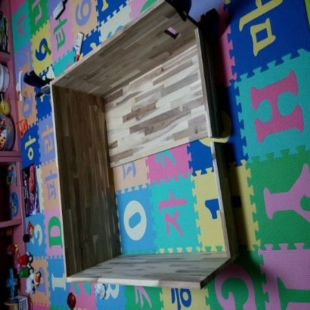 라왕으로 만든 수납장