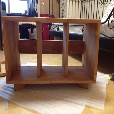 20T 엘더집성목으로 만든 LP수납장