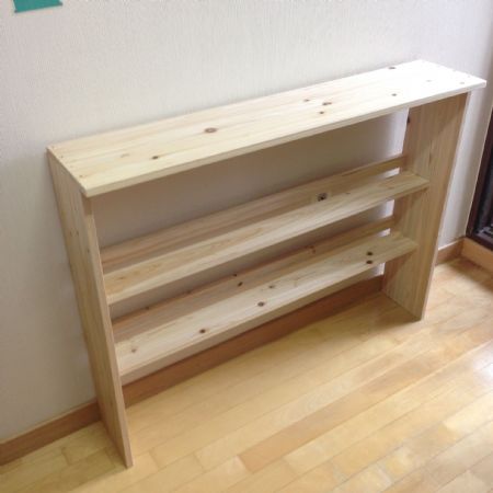 삼나무 싱크대 보조 선반