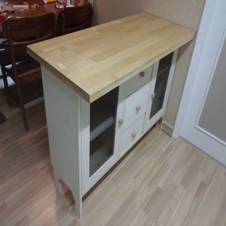 주방 아일랜드 식탁겸용 수납장