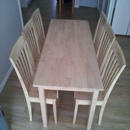 반제품 의자 완성