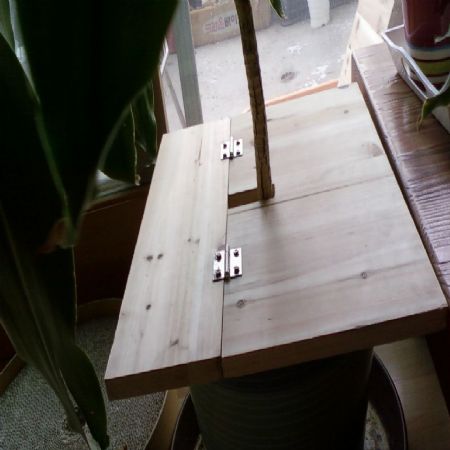 자투리 목재를 이용한 화분덮개, 모니터받침