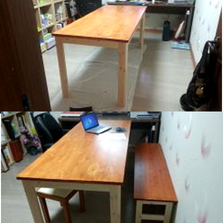 와이프와 시간을 보낼 테이블 만들기..