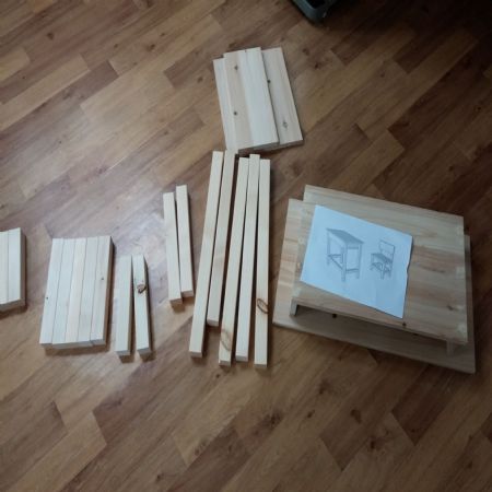 책, 걸상 만들 만들기