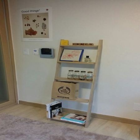 물푸레나무 사다리 선반 만들기