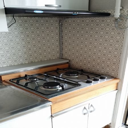 자작합판으로 만든 쿡탑용 서랍싱크장(쿡탑하부장)