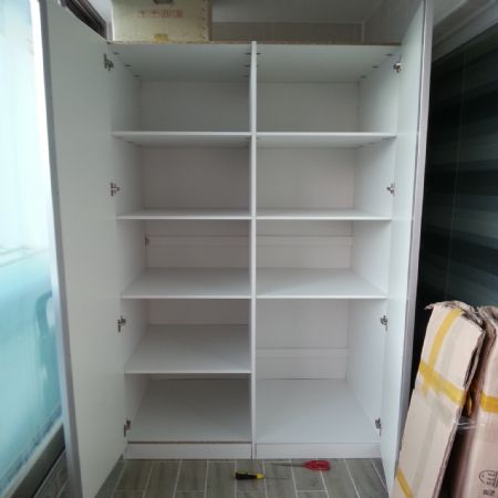 반제품으로 만든 베란다 수납장