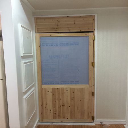 스윙경첩으로 현관중문만들기