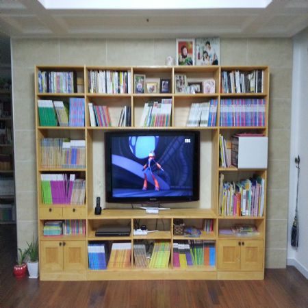 초보가 만든 거실책장