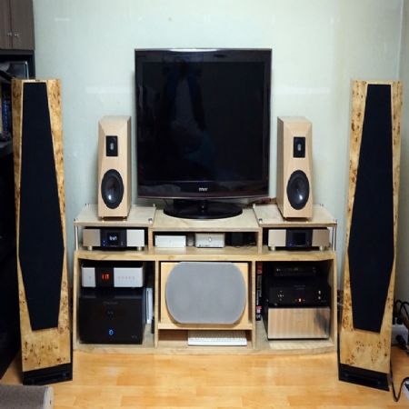 오디오 장식장 개조하기